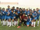 U-14 girls football team return safely from quake-hit Nepal