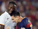 Messi gets unfriendly in friendly!