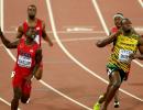 Usain proves Bolt does strike twice at same place