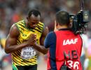 Tired Bolt and Gatlin take it easy in 200 metres heats