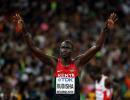 World Athletics: Rudisha regains 800m title, Dibaba wins 1,500m gold