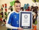 Sensational Jamie Vardy breaks Guinness World Record