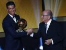 Ronaldo wins Ballon d'Or award again