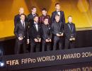 BallonMessi, Neuer, Ronaldo in 2014 FIFPro World XI squad