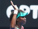 Contrasting fortunes end hopes of an all-Williams clash at Aus Open