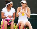 Wimbledon: Sania-Hingis advance to second round