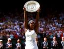 Serena holds off battling Muguruza to win sixth Wimbledon title