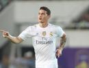 Rodriguez strike caps Real Madrid's 3-0 win over Inter Milan