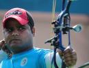 Rajat Chauhan in gold medal race at World archery