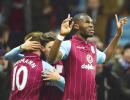 EPL PHTOS: Benteke penalty hands Sherwood first Villa win