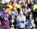 Messi breaks La Liga hat-trick record as Barca go top