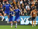 EPL PHOTOS: Chelsea beat valiant Hull to go six points clear