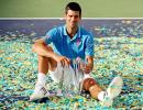 PHOTOS: Djokovic downs Federer to retain Indian Wells title