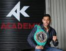 Boxer Amir Khan rolls with the punches