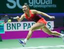 WTA Finals: Halep storms to victory, Sharapova wins marathon