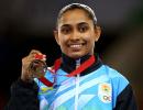 Gymnast Karmakar records another historic feat, wins gold in vaults