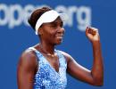 US Open PHOTOS: Venus, Serena set up quarters clash; Djokovic stretched