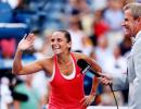 Vinci finds it tough to stitch up words after upsetting Serena