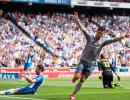 Five-goal Ronaldo becomes record Real scorer in La Liga