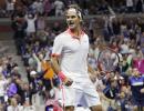 Age-defying Federer shrugs off retirement talk on 'tough night'