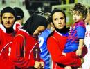 Iranian women's football captain banned... by husband!