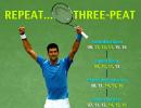 Novak Djokovic: Repeat. Three-peat.