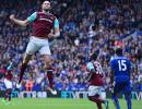 EPL PHOTOS: West Ham dent Leicester's title challenge; Liverpool beat Bournemouth