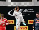 F1: Rosberg extends win streak in China, Hamilton seventh