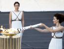 Host nation Brazil receives Olympic flame for Rio Games