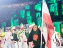 Meet Iran's first female flagbearer