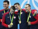 It's OK to cry: Phelps consoles Held