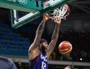 USA's basketball stars survive Australia scare in Rio