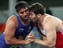 Wrestler Hardeep exits in Greco Roman first round