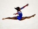 Biles wins record-equalling fourth gold with floor victory