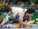 Grappler Babita eliminated after losing opening bout