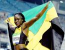 Jamaica's Thompson secures sprint double