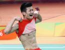 China's Chen defeats Lee to win badminton gold