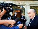 Blatter appears at CAS for appeal against ban