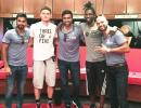 PIX: Ashwin, Dhawan, Bhuvi chill out with Miami Heat