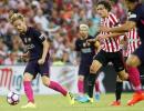 La Liga: Rakitic header earns Barca victory in Bilbao