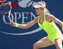 Neon yellow outfits turn heads at US Open