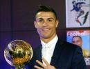 Ronaldo's golden year rewarded with fourth Ballon d'Or