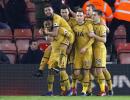 EPL PHOTOS: Alli double helps Spurs sink 10-man Southampton