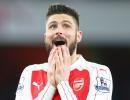 Arsenal striker Giroud ruled out of Tottenham game; Aguero fit