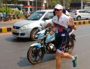 Marathon Man on his Spirit of India run