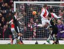 EPL PIX: Welbeck scores late Arsenal winner; Liverpool crush Villa