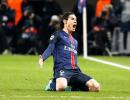 Champions League PHOTOS: Super-sub Cavani to PSG's rescue