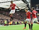 EPL PHOTOS: Teenager Rashford inspires United; Tottenham close gap at top