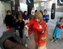 In Pakistan, young female boxers punch through gender barriers