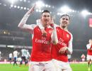 EPL PHOTOS: Arsenal go three clear at top, United end winless streak